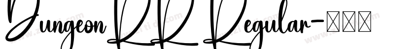 DungeonRR Regular字体转换